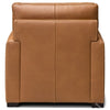 Bassett Club Level Wilson Chair in Pecan Leather - Chapin Furniture