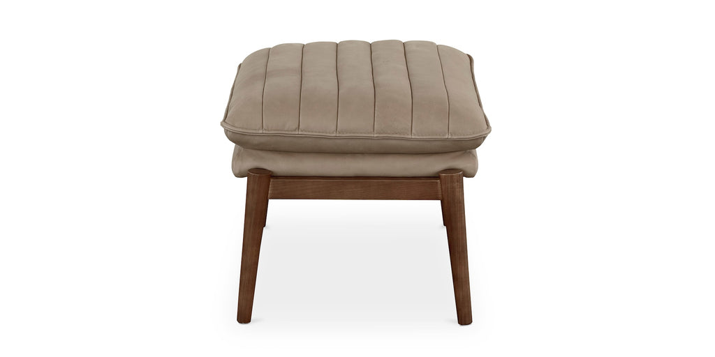 Ellis Leather Ottoman - Chapin Furniture