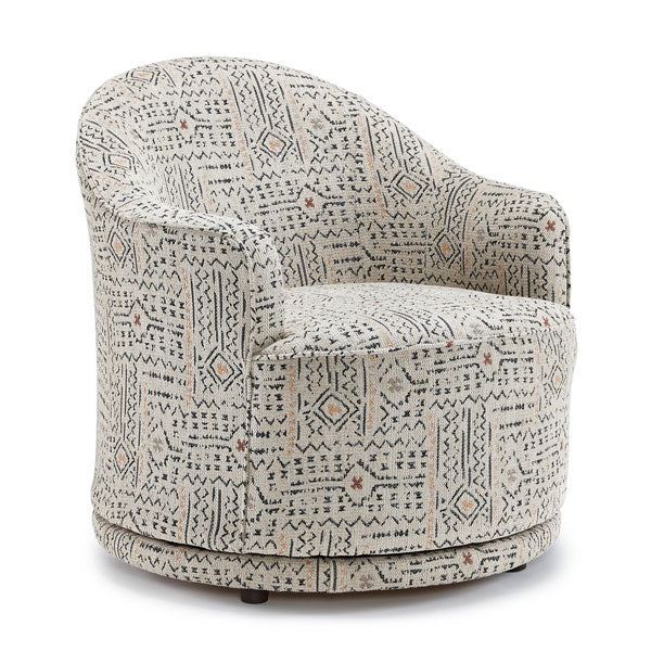 April Swivel Barrel Chair - Chapin Furniture