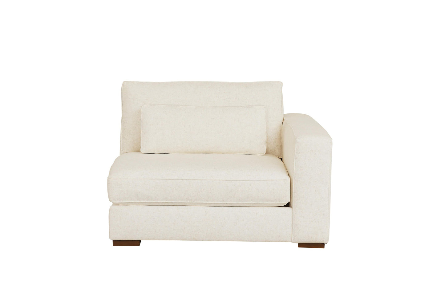 Moby Track Arm L-Shaped Sectional- Oyster - Chapin Furniture