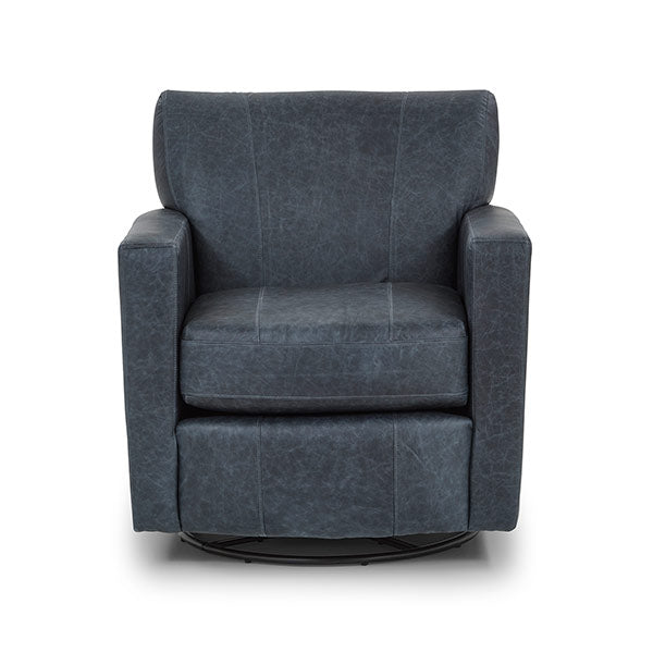 Caroly Swivel Glide Barrel Chair- Custom - Chapin Furniture