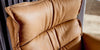 Dunn Leather Swivel Arm Chair- Chocolate Leather - Chapin Furniture