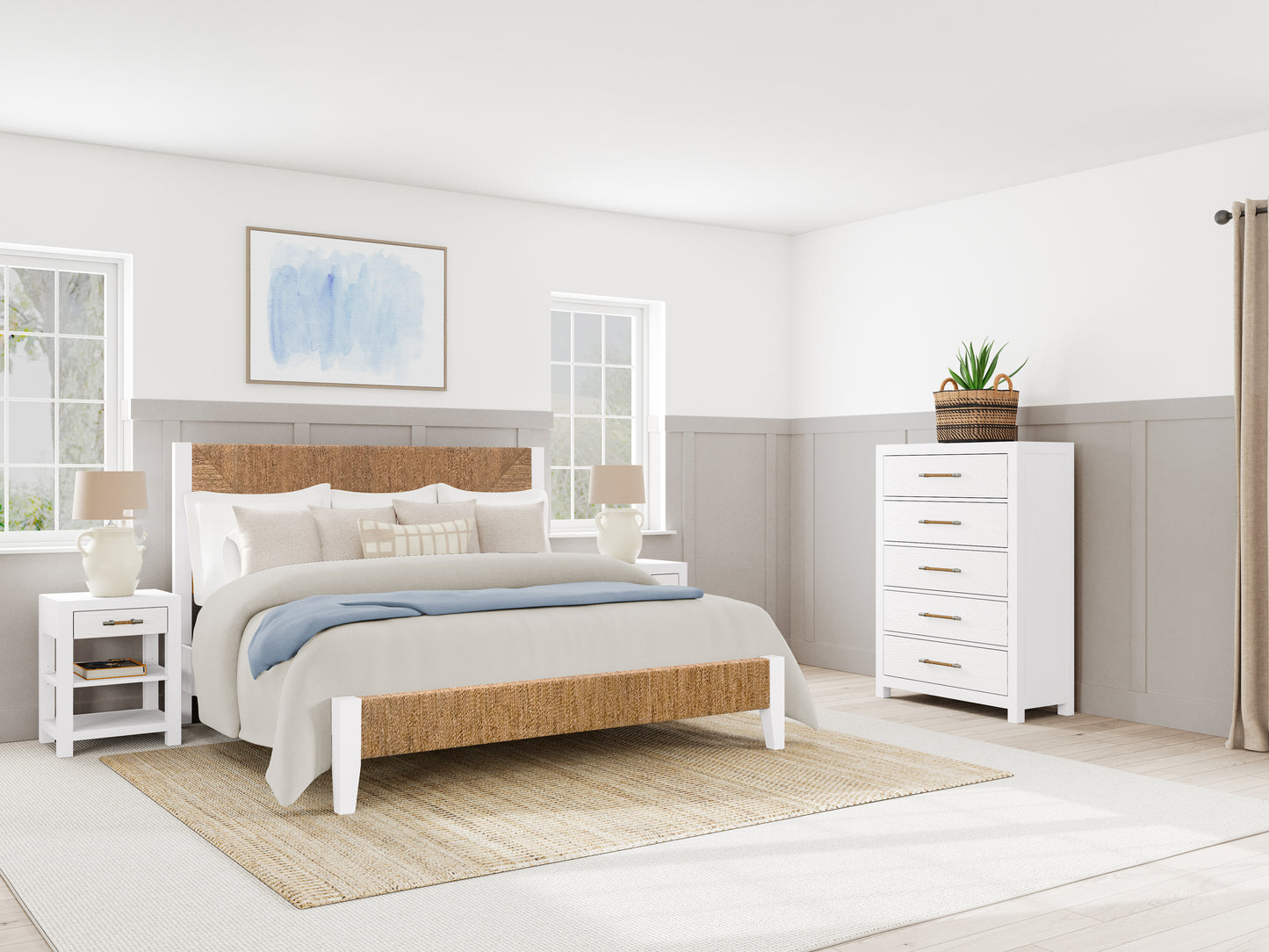 Rosalie King Woven Bed - Chapin Furniture