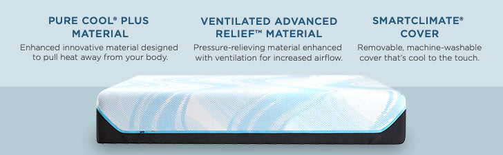 Tempur-Pedic LuxeBreeze Firm Mattress - Chapin Furniture