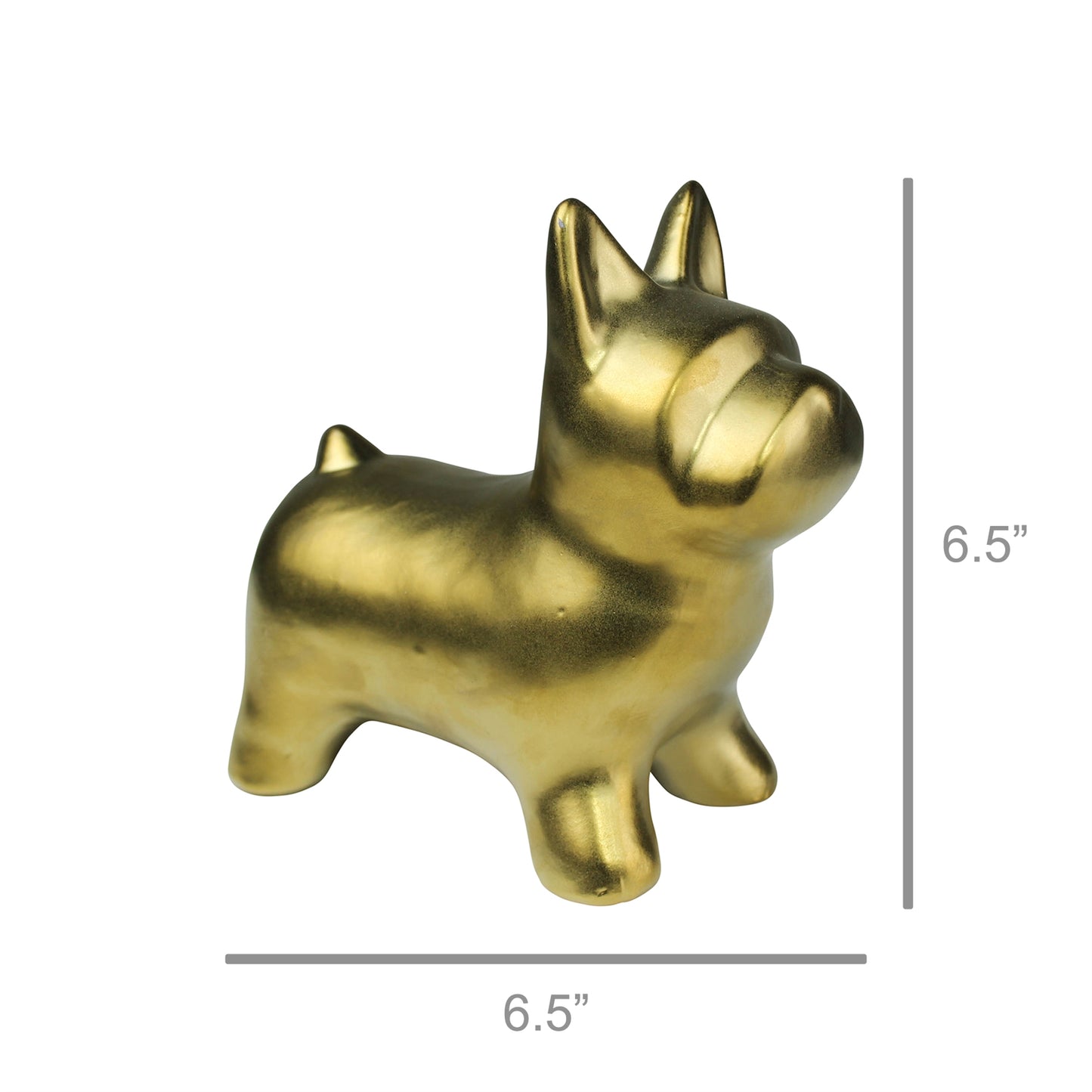 Ceramic Gold Dog - Chapin Furniture