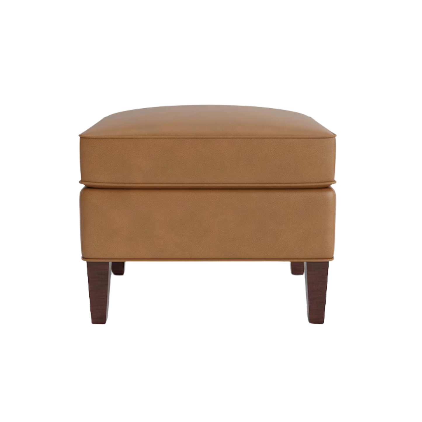 Kent Leather Ottoman - Custom - Chapin Furniture