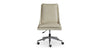 Capron Office Chair- White Leather - Chapin Furniture