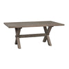 Bench Made Crossbuck Live Edge Rectangle Dining Table- Multiple Sizes & Finishes - Chapin Furniture