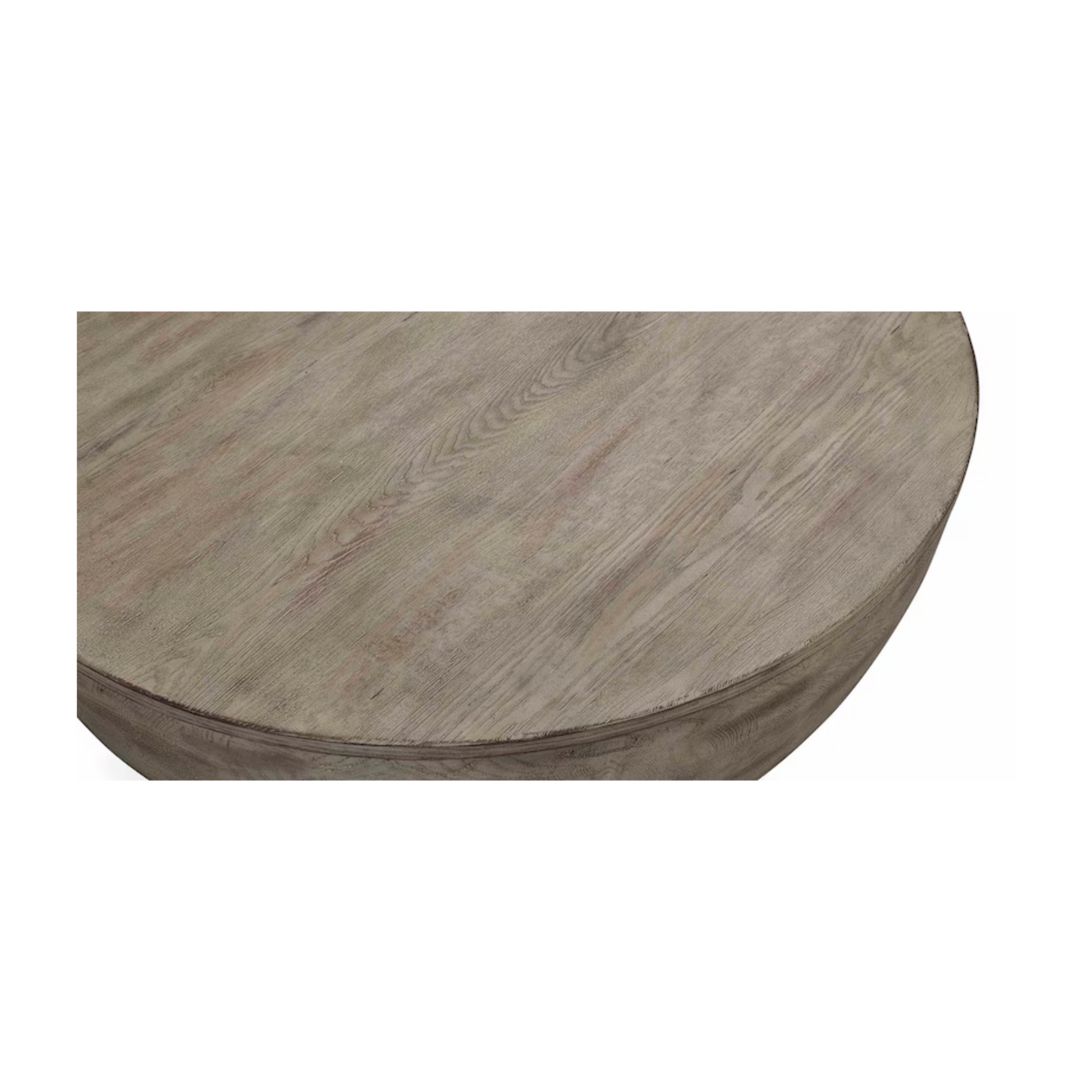 Tahiti Drum Cocktail Table - Copra White Gray - Chapin Furniture