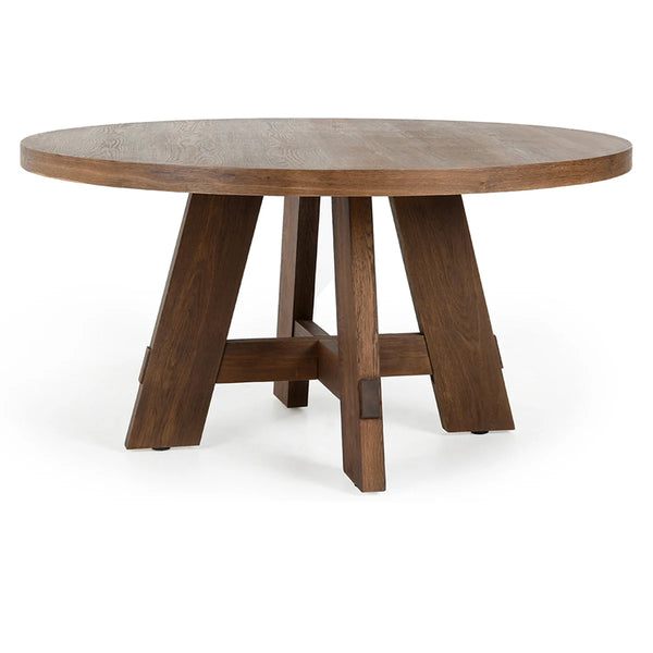 Santa Barbara 60 Round Dining Table- Medium Brown - Chapin Furniture