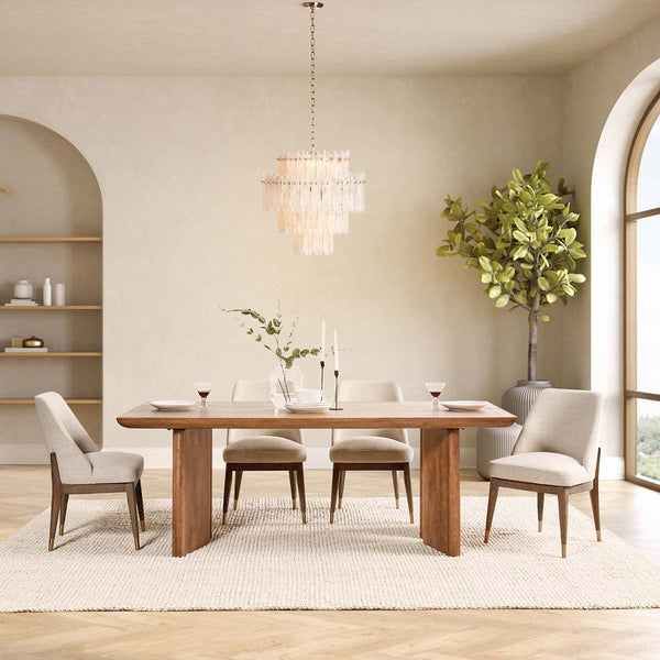 Selena 84" Dining Table- Umber Brown - Chapin Furniture