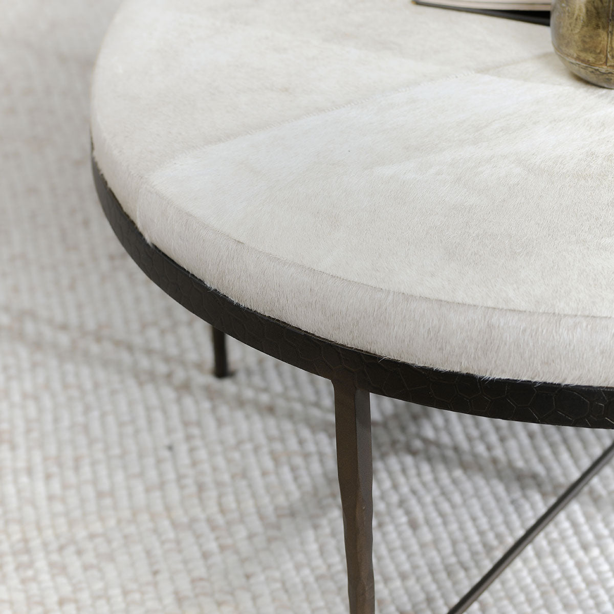 Bose Hide 36" Round Coffee Table - Chapin Furniture