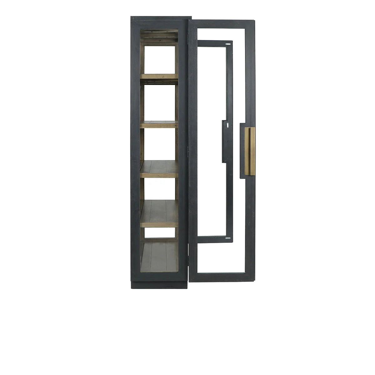 Larson 82" Tall Cabinet- Black - Chapin Furniture