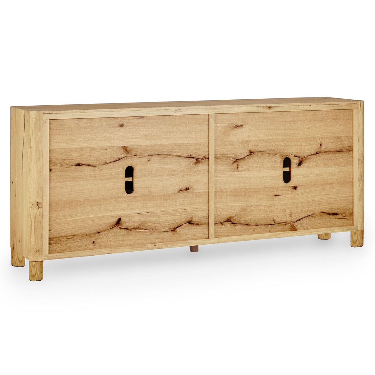 Orlando Oak 4 Door Buffet Cabinet- Natural - Chapin Furniture