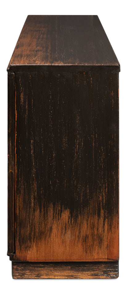 Scrubboard Front Sideboard- Ebony - Chapin Furniture