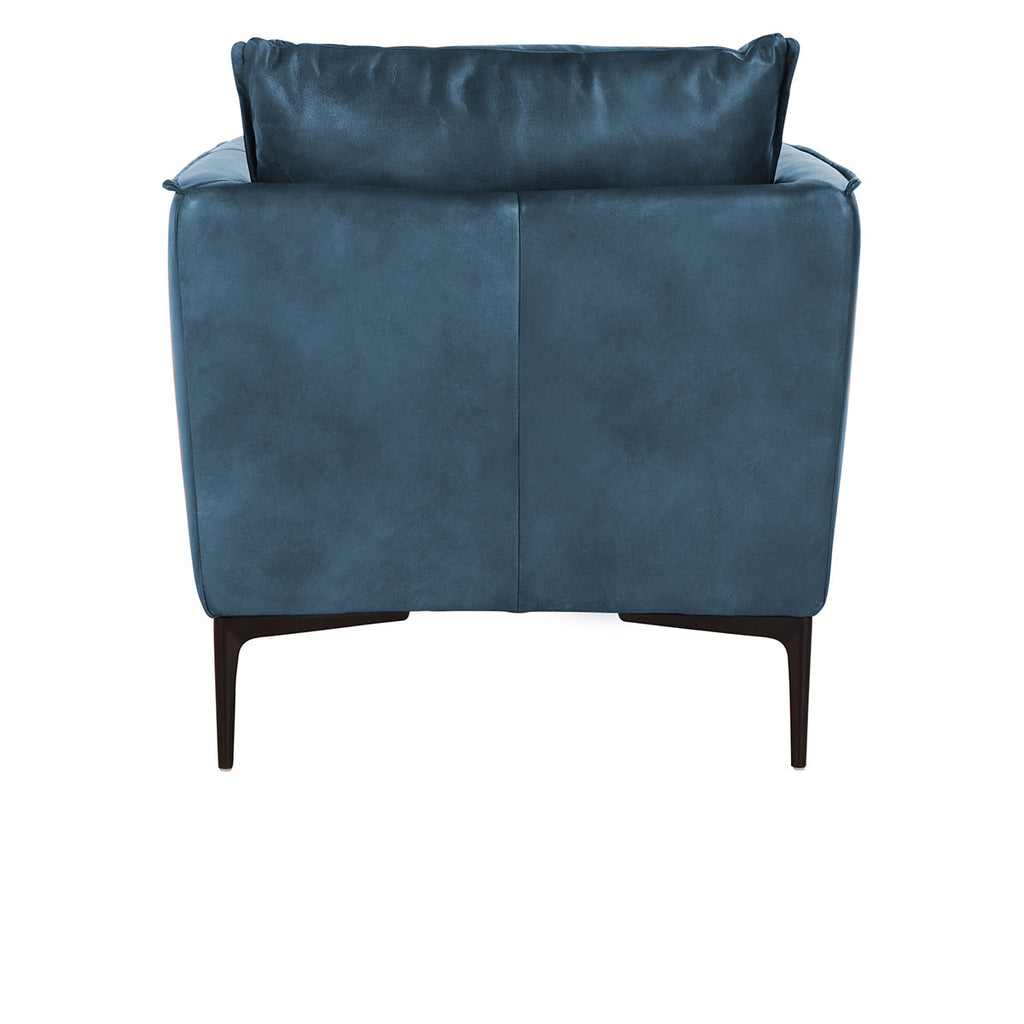 Abigail Club Chair- Blue - Chapin Furniture