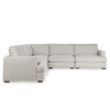 Ludwig 5 Piece Upholstered Sectional -Ivory - Chapin Furniture
