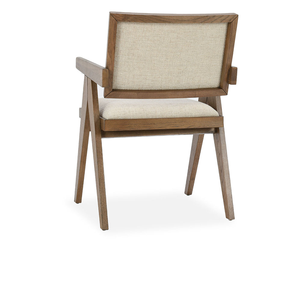 Dolton Linen Blend Dining Arm Chair - Chapin Furniture