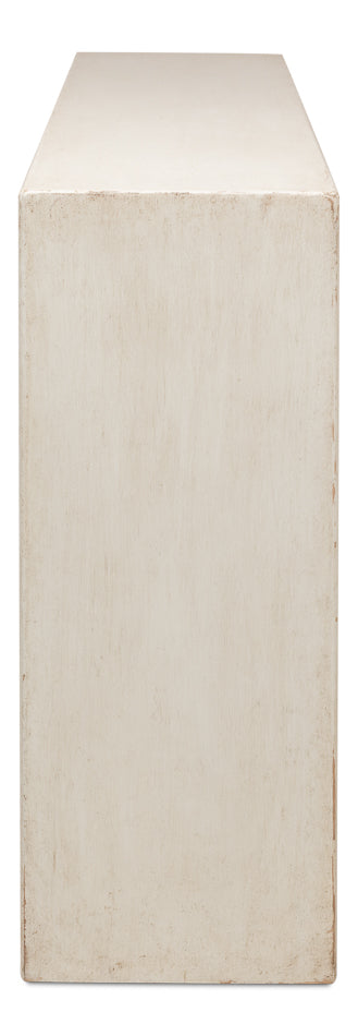 Mantel Console- Antique White - Chapin Furniture