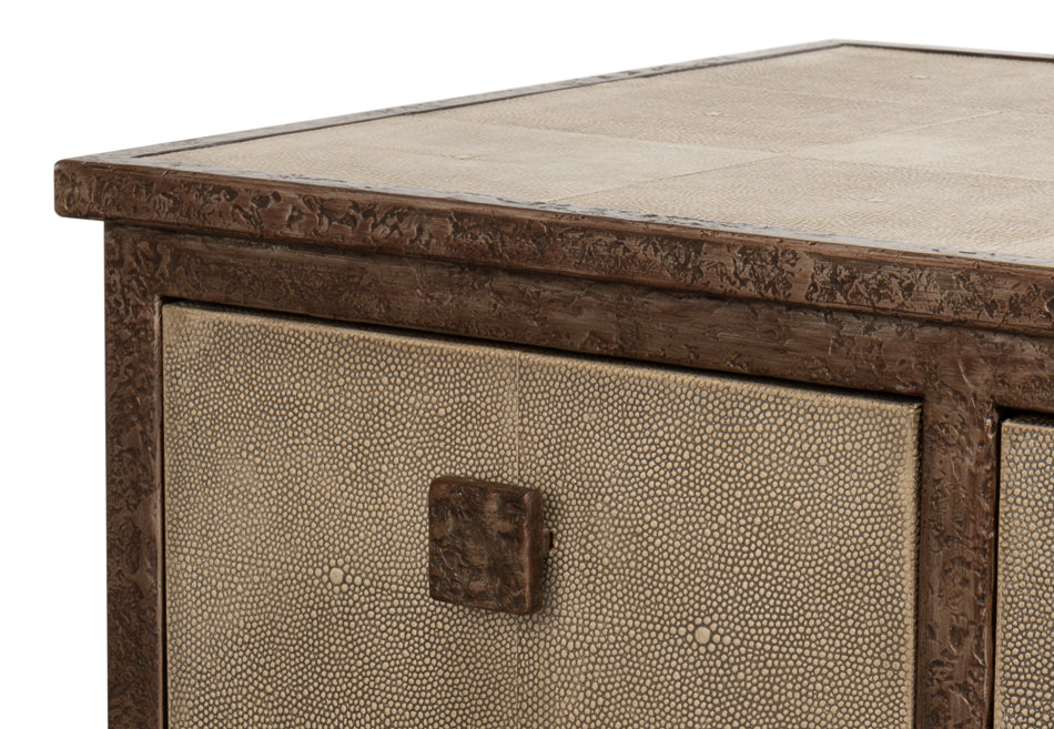 Roland Sideboard, Shagreen- Charcoal Grey - Chapin Furniture