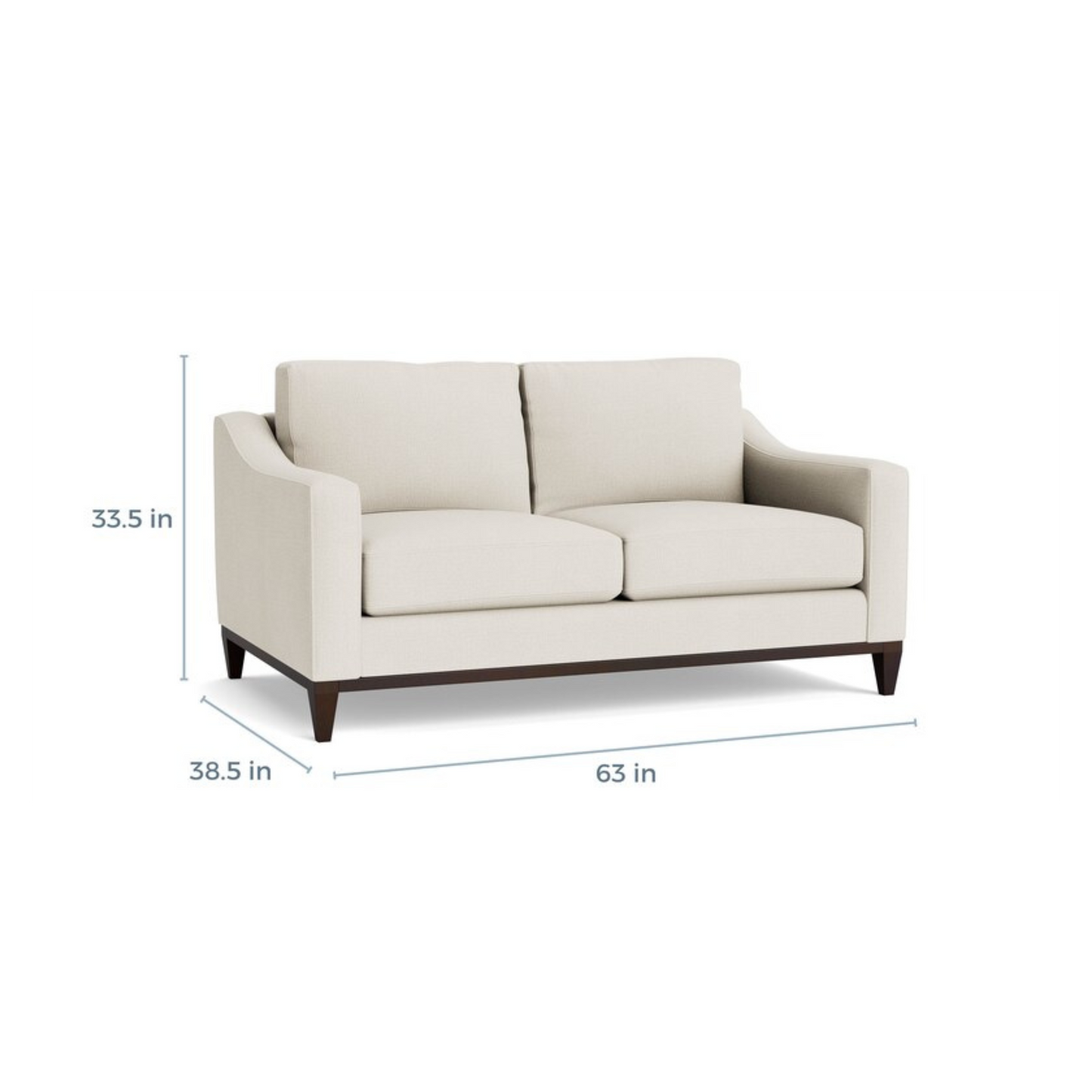 Sanford 63" Sofa - Custom - Chapin Furniture