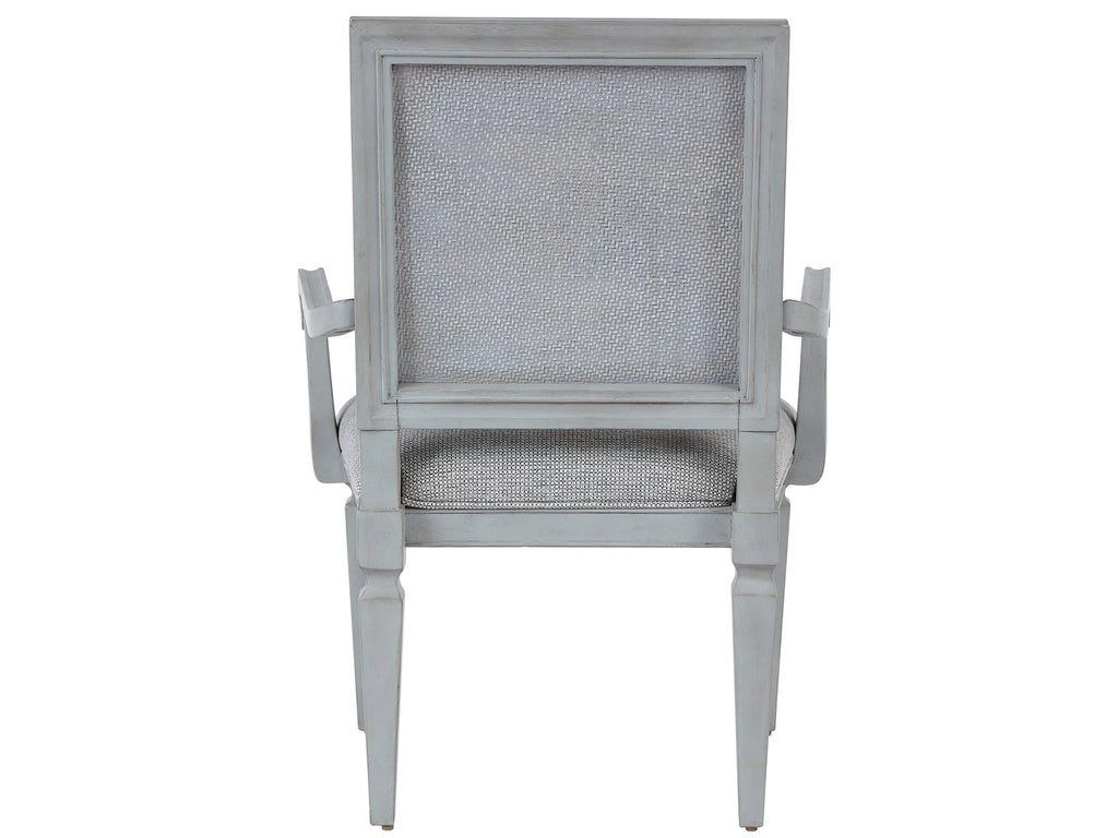 Summer Hill French Gray Woven Accent Arm Chair - Set of 2 - Chapin Furniture
