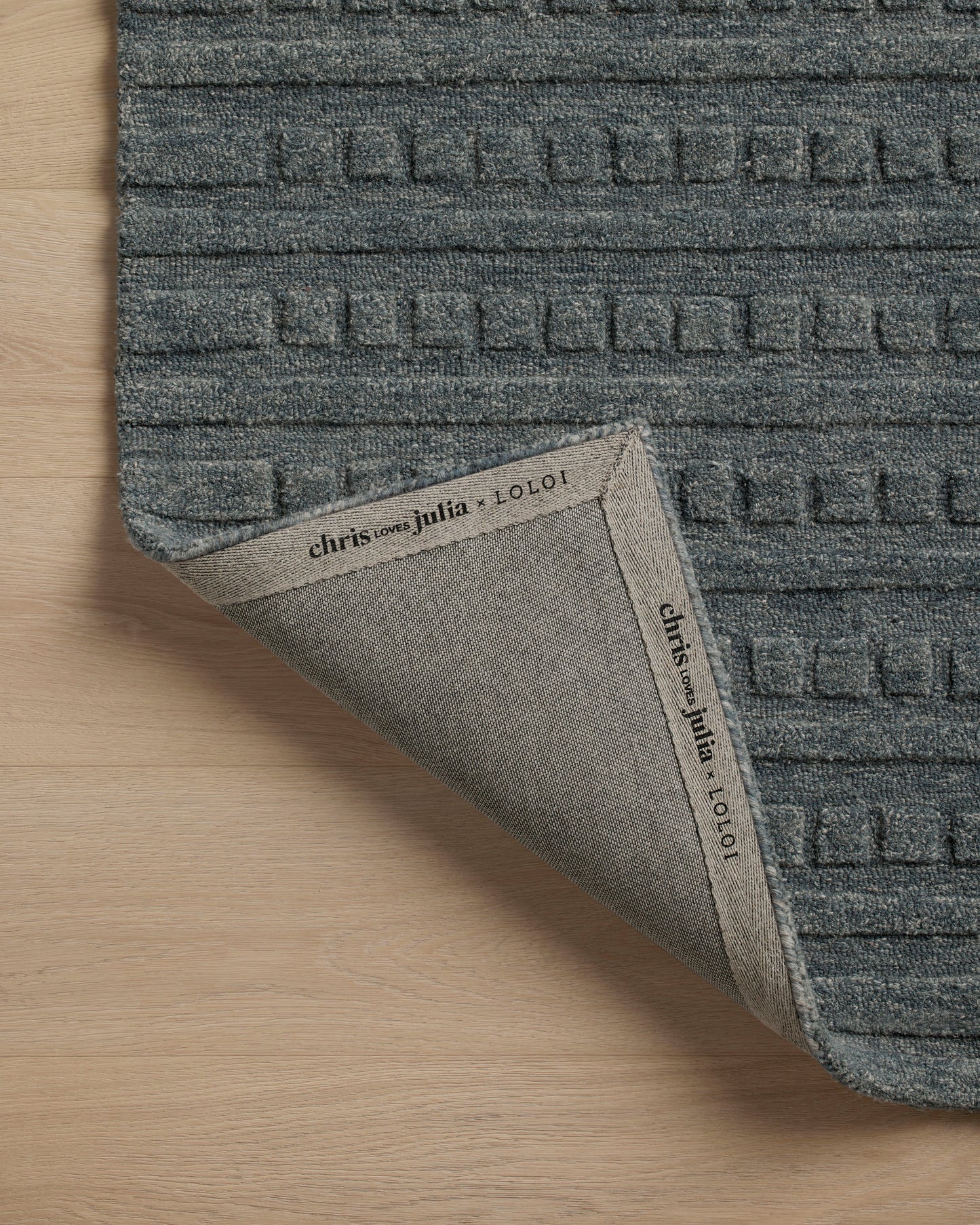 Chris Loves Julia Bradley Rug - Teal - Chapin Furniture