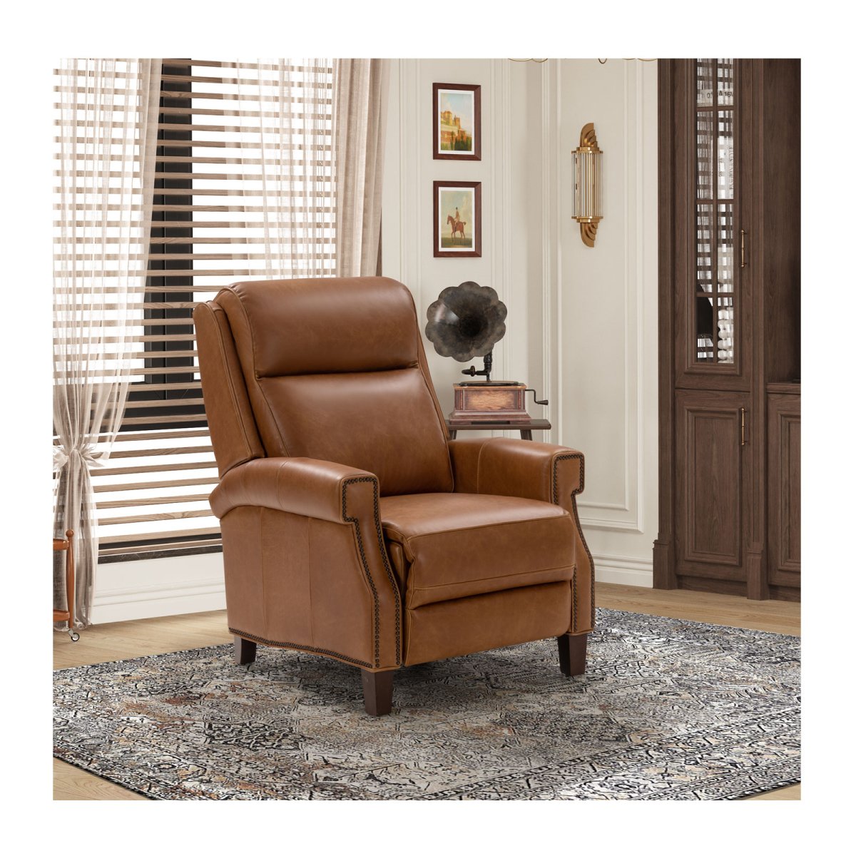 Byron Power Recliner- Chaps-Saddle - Chapin Furniture