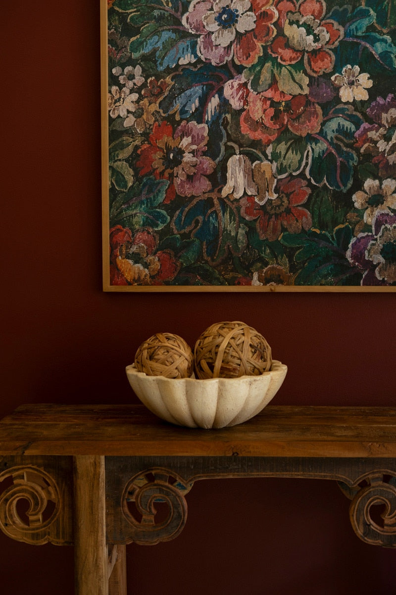 Framed Floral on Printed Paper - Chapin Furniture