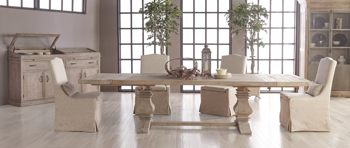Colette Slipcover Dining Chair- Set of 2 - Chapin Furniture