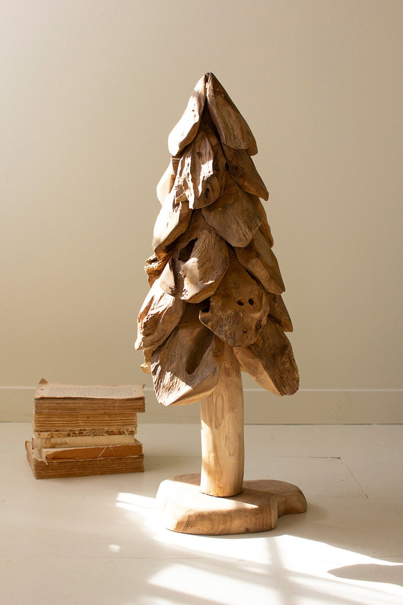 Rustic Teak Christmas Tree / Large - Chapin Furniture