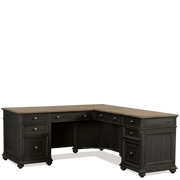 Regency L Desk and Return - Chapin Furniture