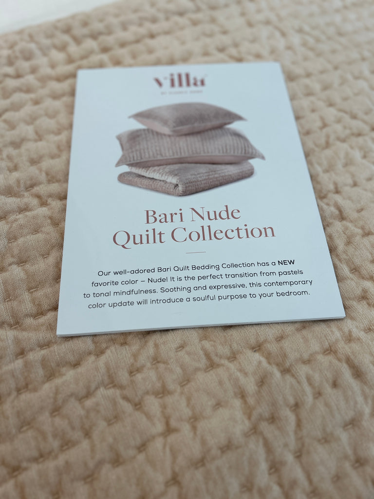 Bari Velvet Bliss Nude Quilt - Chapin Furniture