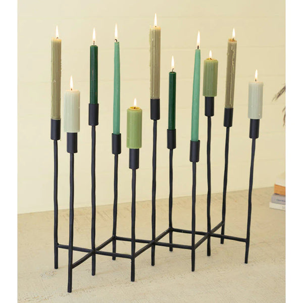 Eleven Forged Iron Taper Candelabr - Chapin Furniture