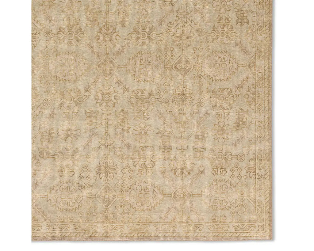 Jaipur Living Onessa Tobias Hand-Knotted Gold/Tan Rug - Chapin Furniture