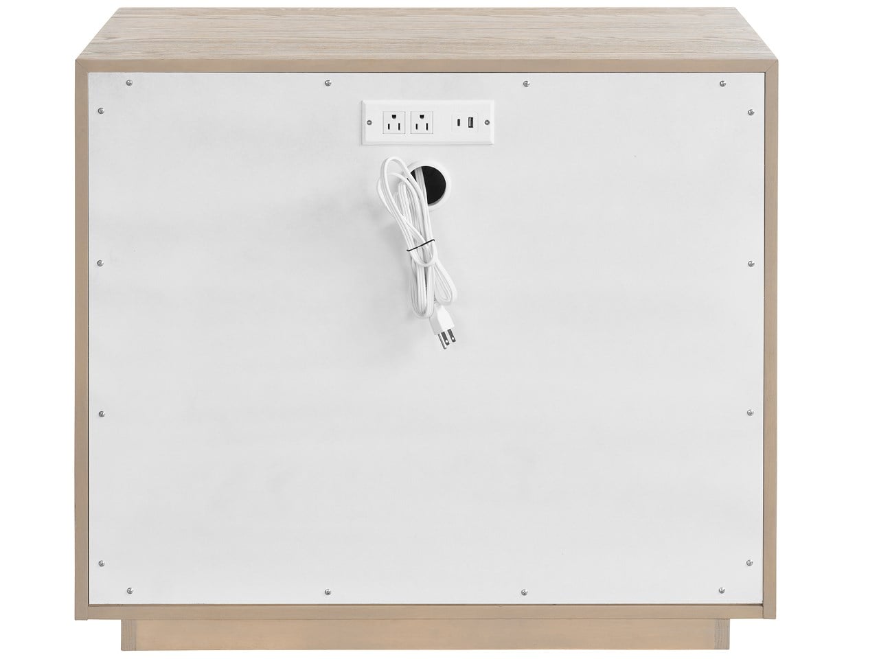 Modern: Sable & Desert Plinth Nightstand - Chapin Furniture