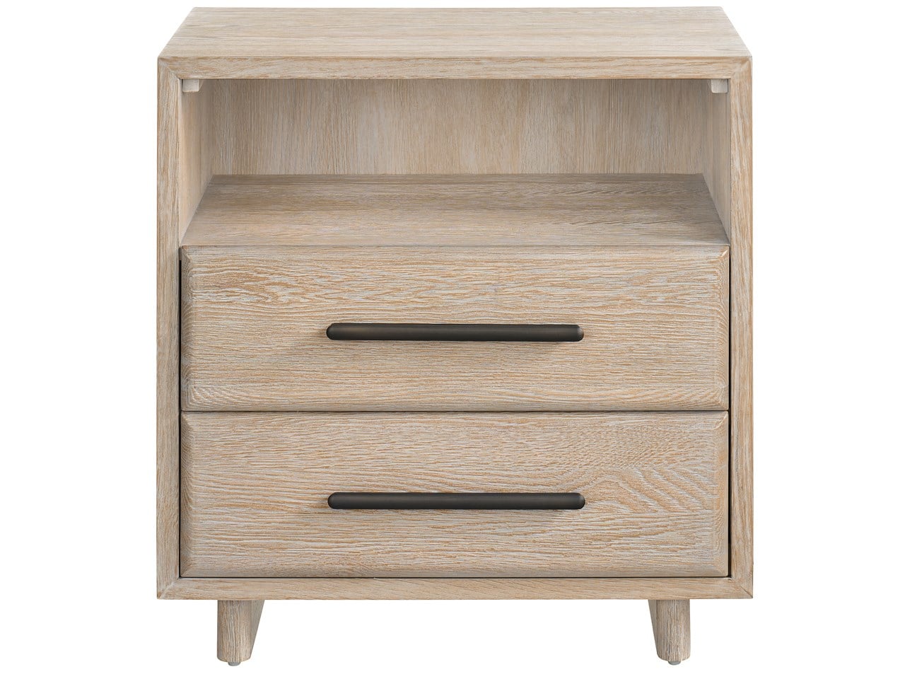 Modern: Sable & Desert Open Storage Nightstand - Chapin Furniture