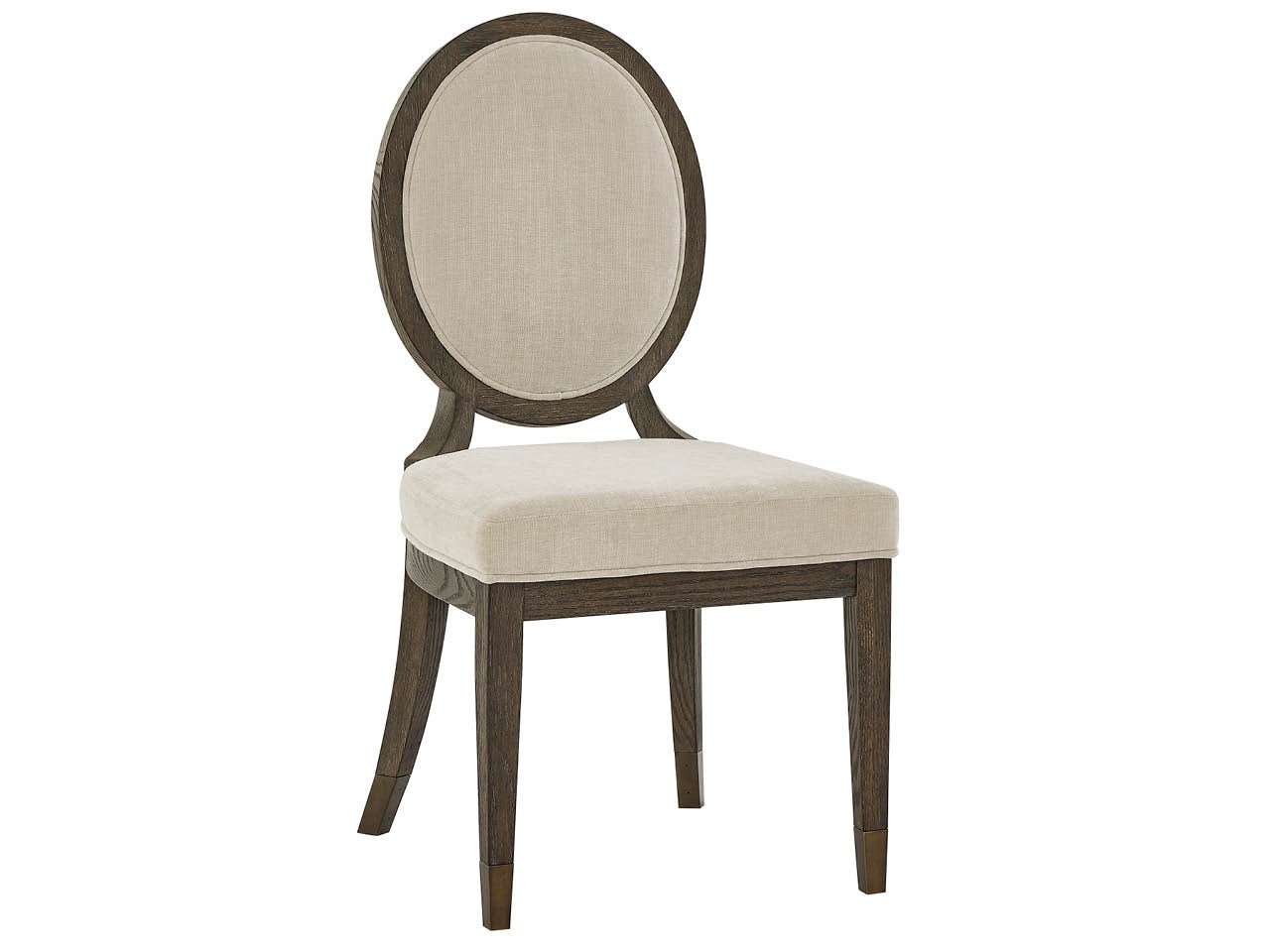 Montclair Cocoa Oval Side Chair- Set of 2 - Chapin Furniture