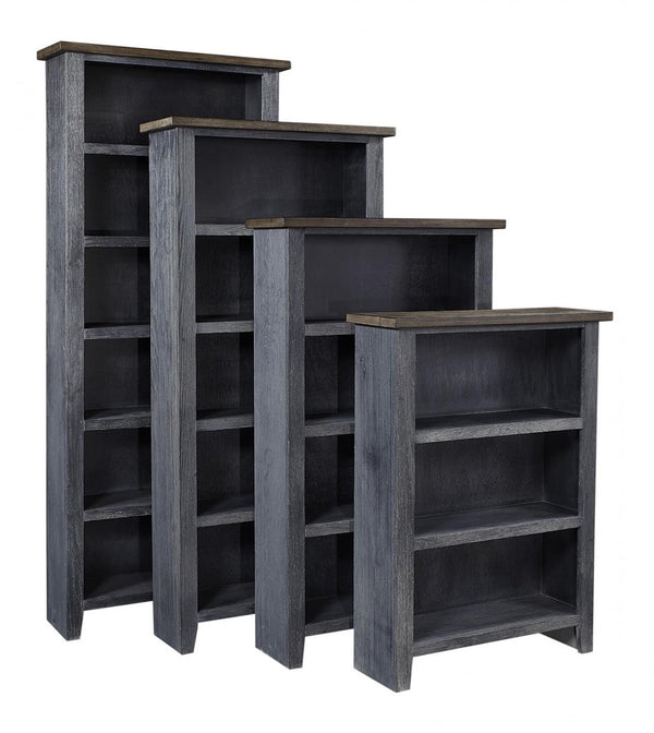Eastport 48" Bookcase w/ 2 Fixed Shelves - Malta Blue - Chapin Furniture
