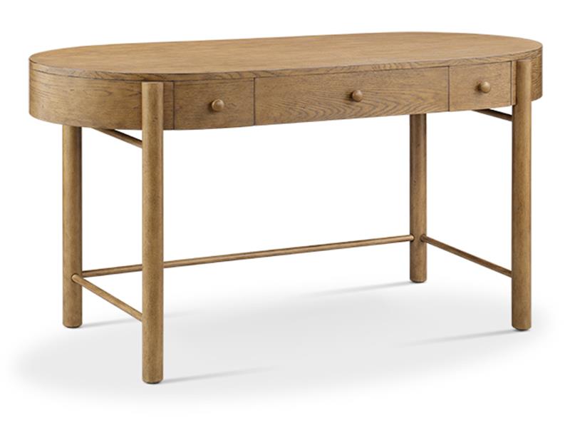 Hadleigh Brown Oval Writing Desk - Chapin Furniture