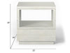 Claudette Rectangular End Table - Chapin Furniture