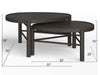 Hadleigh Black Nesting Cocktail Table - Chapin Furniture