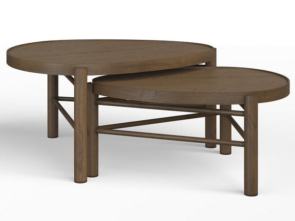Hadleigh Brown Nesting Cocktail Table - Chapin Furniture