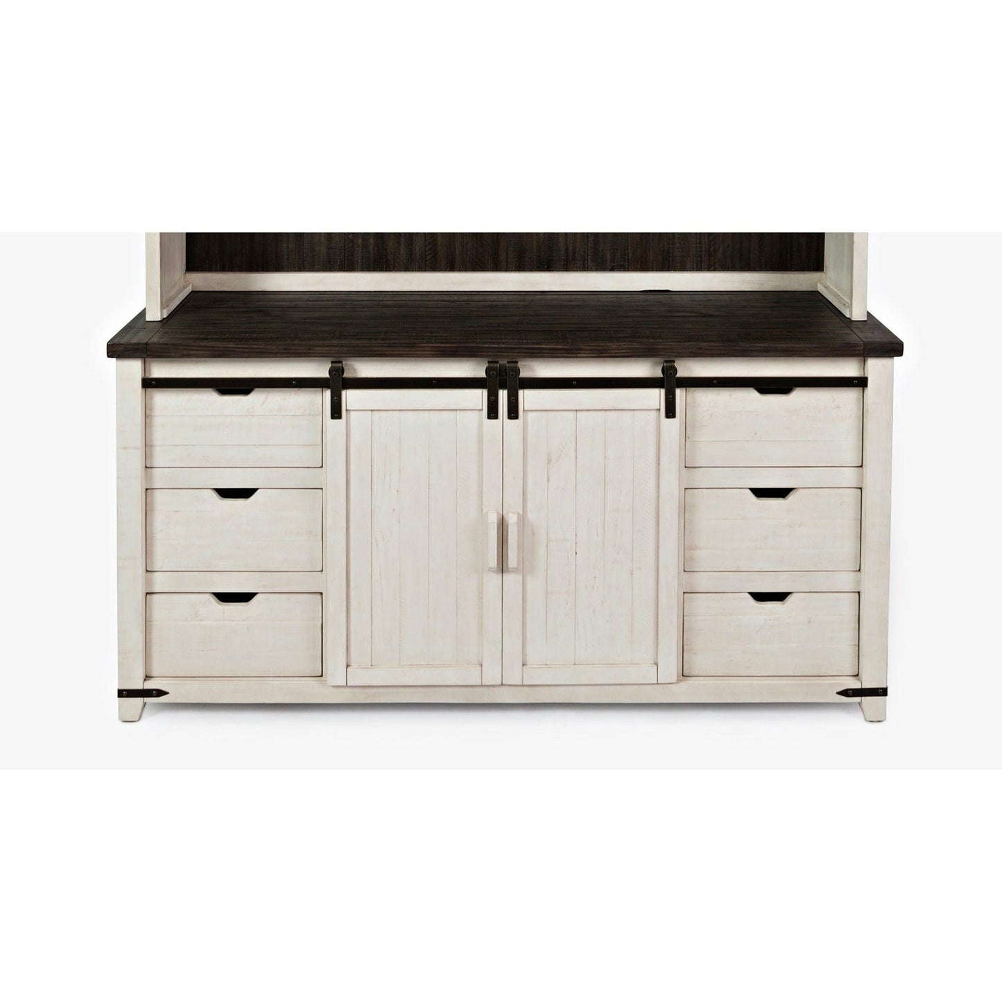 Madison County Barn Door Server With Option of Hutch- Multiple Color Options - Chapin Furniture