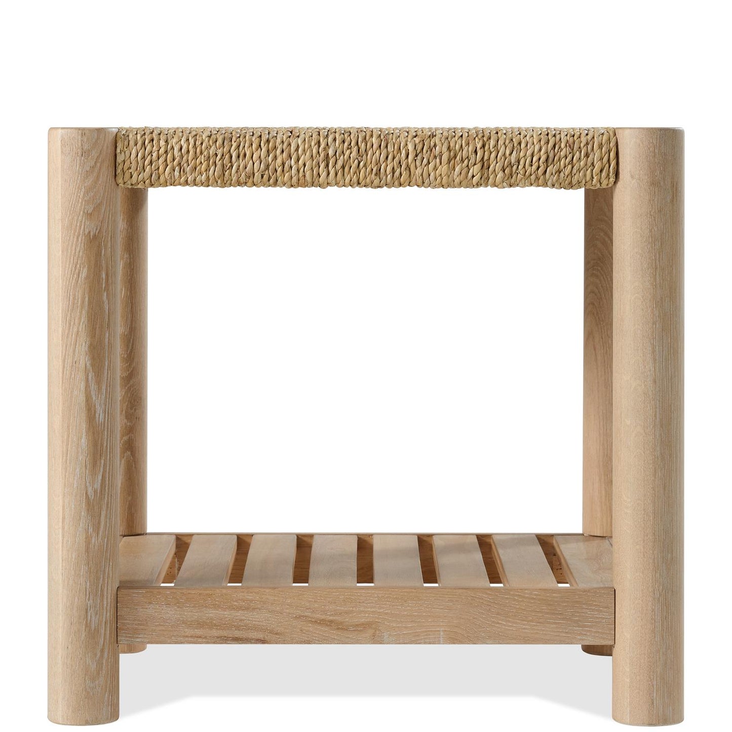Rosalie Woven Rectangular Side Table - Chapin Furniture