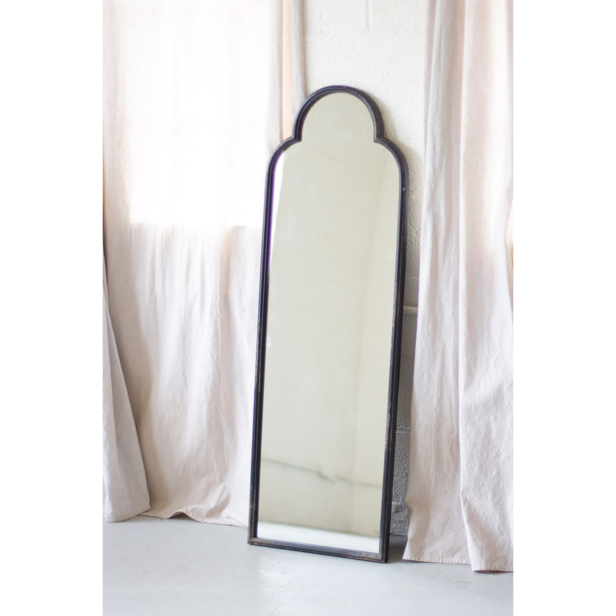 Antique Black Iron Mirror - Chapin Furniture