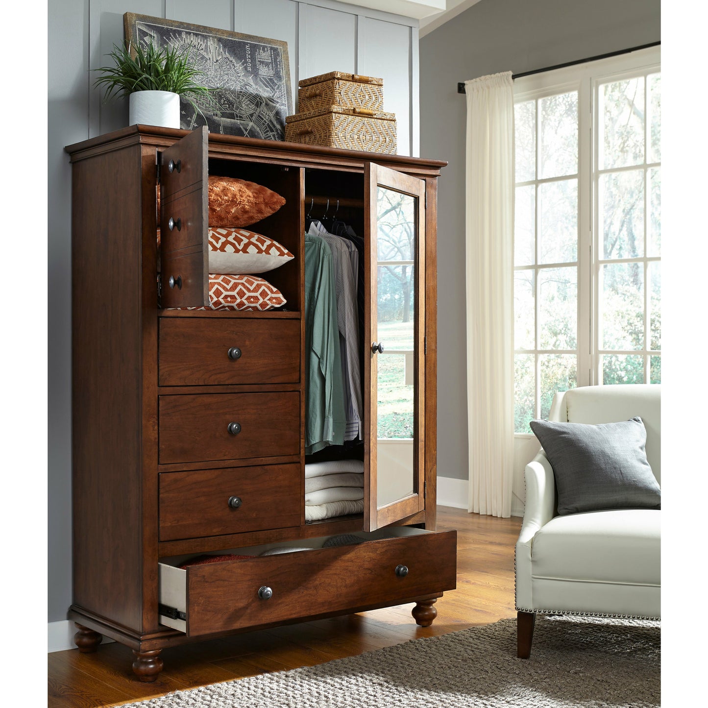 Oxford Chiffarobe- Multiple Finish Options - Chapin Furniture