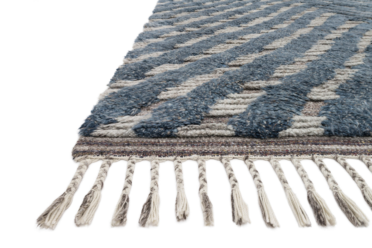 Loloi Khalid Blue / Pewter Rug - Chapin Furniture