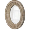 Primitive Reclaimed Wood Oval Mirror - Chapin Furniture