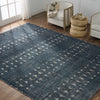 Jaipur Living Reign Abelle Hand-Knotted Medallion Teal/ White Rug - Chapin Furniture